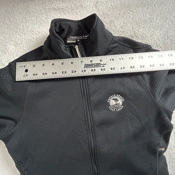 Nike Golf Therma-Fit Active Jacket Small Black Womens Full-Zip Pebble Beach - Picture 6 of 9